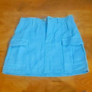 Full tilt cargo jeans skirt